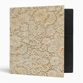 Old Crochet Lace Floral Pattern + your ideas 3 Ring Binder