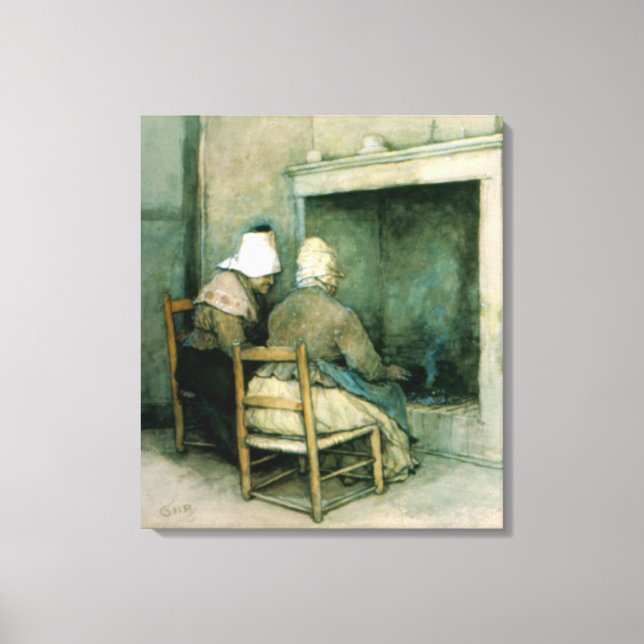 Old Cronies Canvas Print (Front)