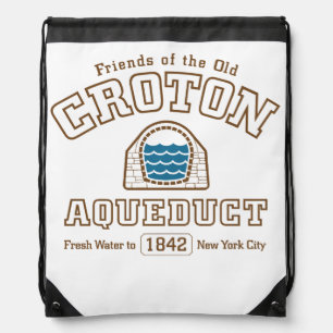 Old Croton Aqueduct Drawstring Bag