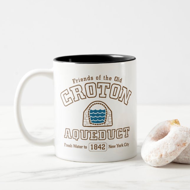 Old Croton Aqueduct Mug (With Donut)