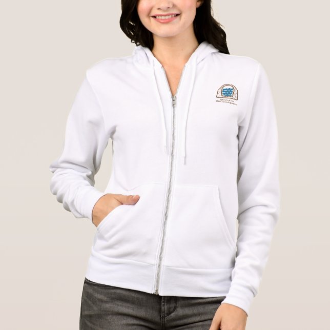 Old Croton Aqueduct Women's Zip Hoodie (Front)