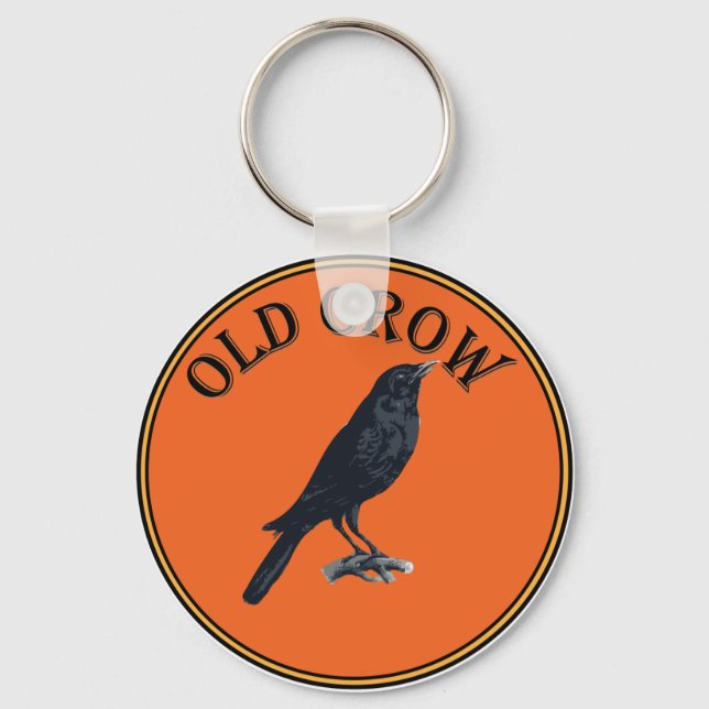 old crow keychain (Front)
