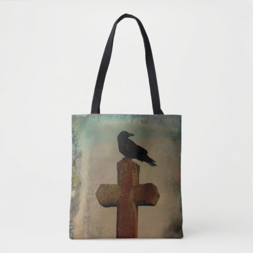 Old Crow ON Old Cross Tote Bag