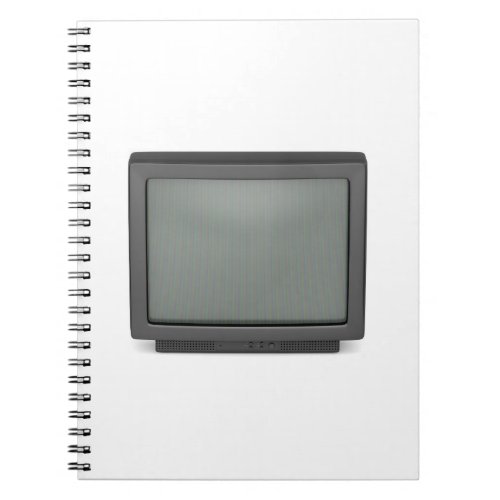 Old CRT tv front view Notebook