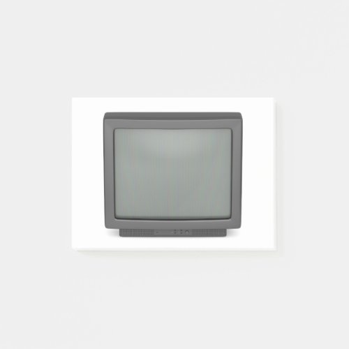 Old CRT tv front view Post_it Notes
