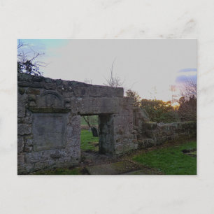 Old Culross Church Ruins: Outlander's Black Kirk Postcard
