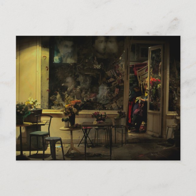 Old Curiosity Shop Paris Postcard (Front)