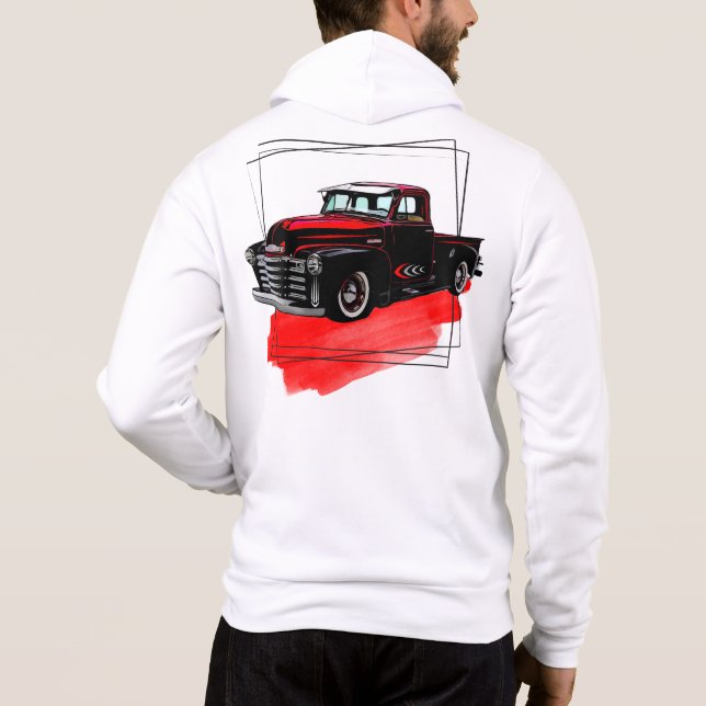 OLD CUSTOM CAR HOODIE (Back)