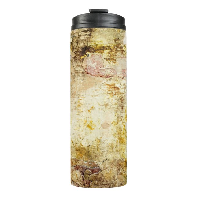 Old damaged wall backgroundabstract, aged, archite thermal tumbler (Front)