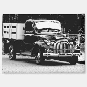 old delivery truck magnet