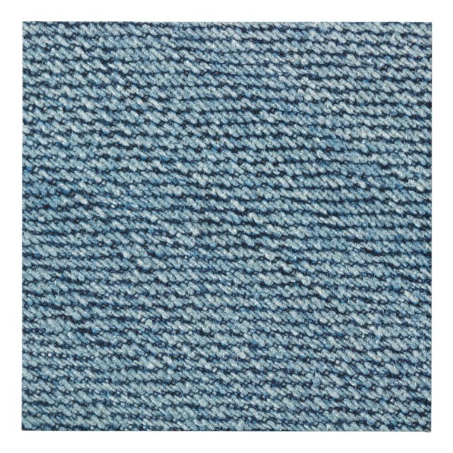 Old denim fabric background texture. abstract, anc faux canvas print (Front)