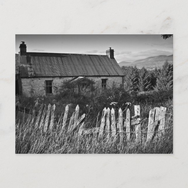 Old Derelict Cottage Postcard (Front)