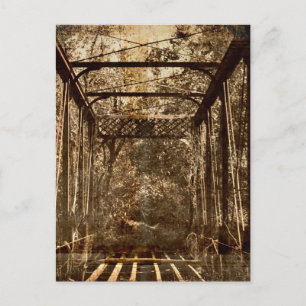 Old Deserted Bridge Postcard