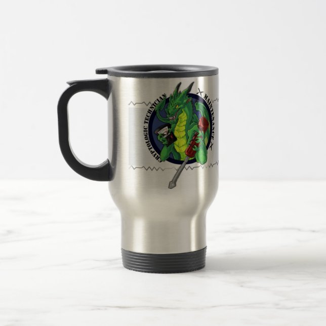 "Old" Design Travel Mug (R. Hand) (Left)