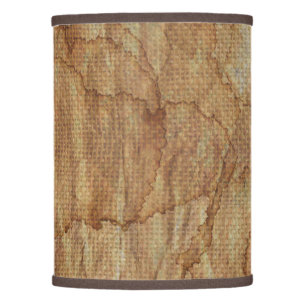 old dirty canvas lamp shade