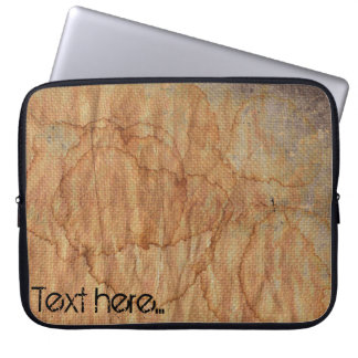 old dirty canvas laptop sleeve