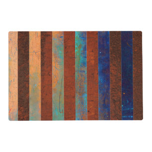 Old Dock Rusty Metal texture. Placemat