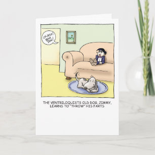 Old Dog Humorous Birthday Card