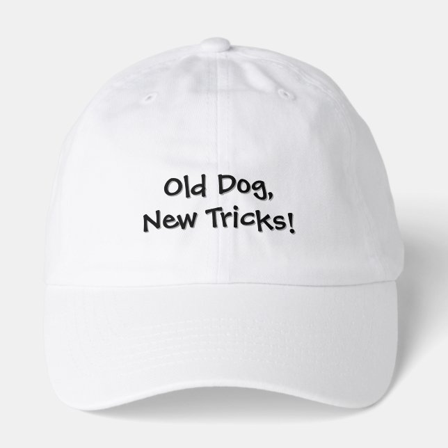 Old Dog, New Tricks! Baseball Hat (Front)