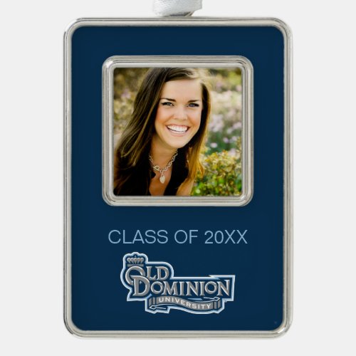 Old Dominion Graduation Silver Plated Framed Ornament