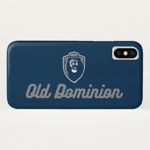Old Dominion  Monarchs Script Logo iPhone X Case