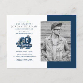 Old Dominion University Graduation Announcement Postcard
