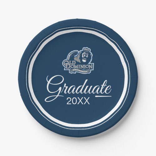 Old Dominion University Graduation Paper Plates