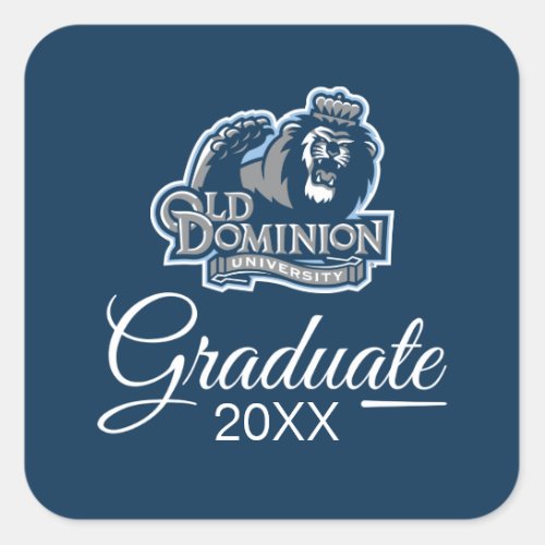 Old Dominion University Graduation Square Sticker