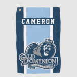 Old Dominion University Logo | Add Your Name Golf Towel at Zazzle