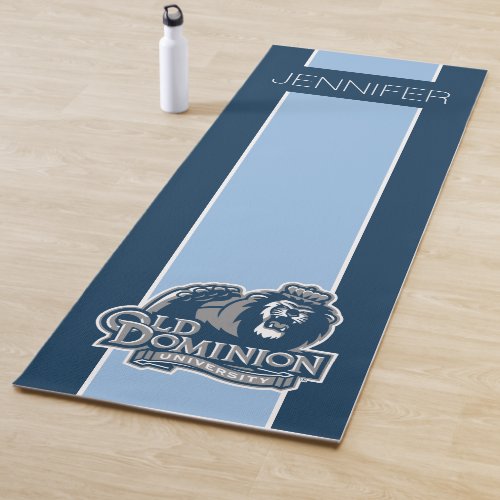 Old Dominion University Logo  Add Your Name Yoga Mat
