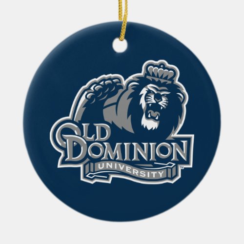 Old Dominion University Logo Ceramic Ornament
