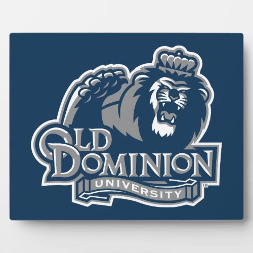 Old Dominion University Logo Plaque