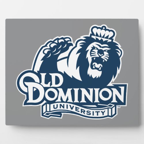 Old Dominion University Logo Plaque