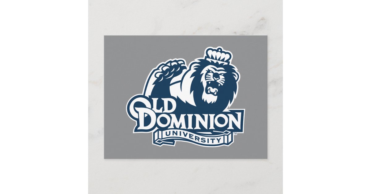 Old Dominion University Logo Postcard Zazzle