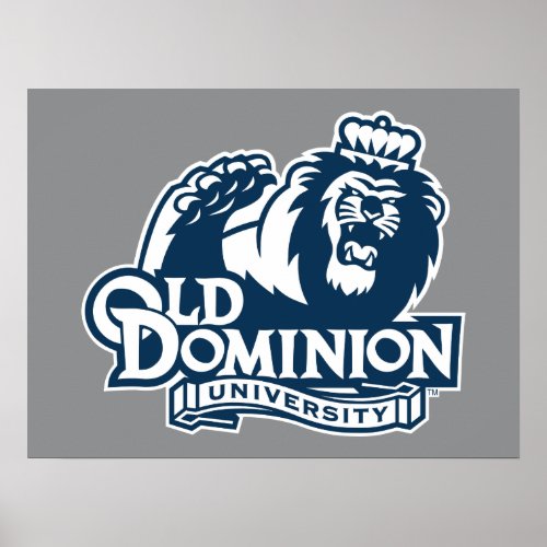 Old Dominion University Logo Poster