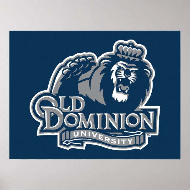 Old Dominion University Logo Poster (Front)