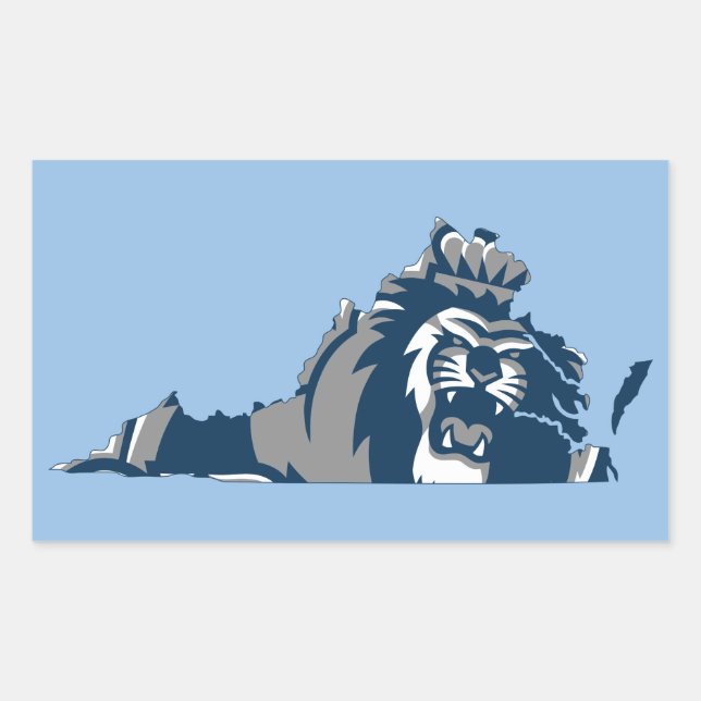 Old Dominion University Mascot Rectangular Sticker (Front)