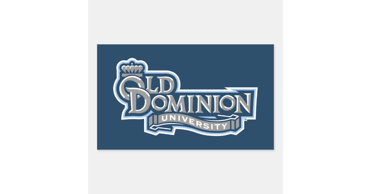 Old Dominion University Rectangular Sticker Zazzle