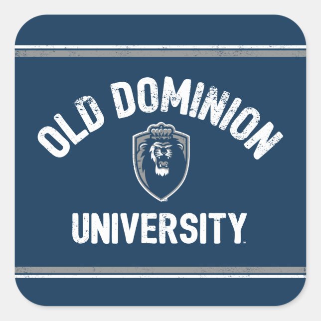 Old Dominion University Square Sticker (Front)