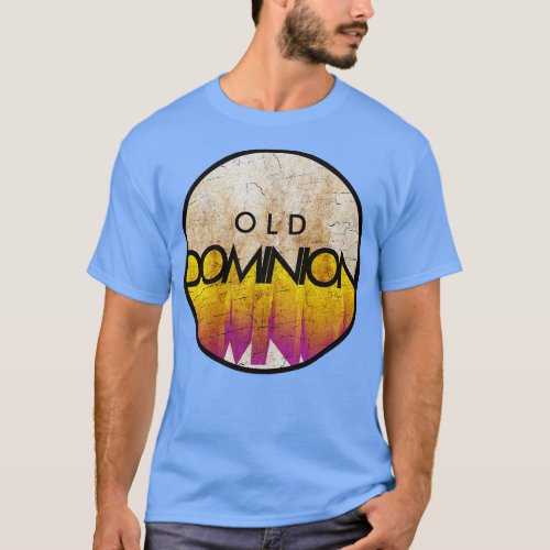 Old Dominion VINTAGE YELLOW CIRCLE T_Shirt