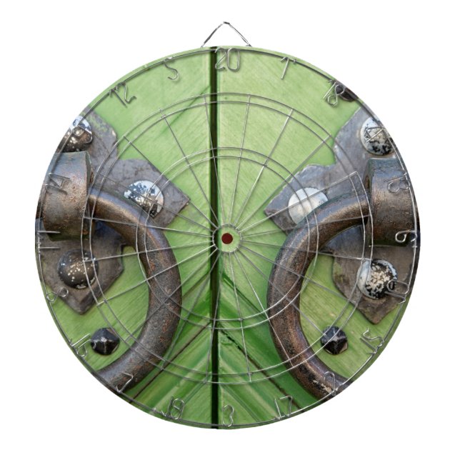 Old door dartboard (Front)