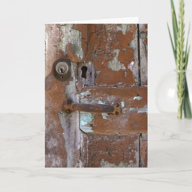 Old Door Detail Card (Front)