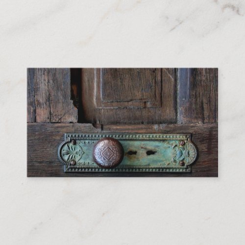 Old Door Knob business card 35 x 2  100 pk