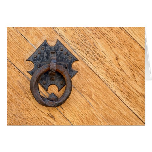 Old door knocker cards (Front Horizontal)