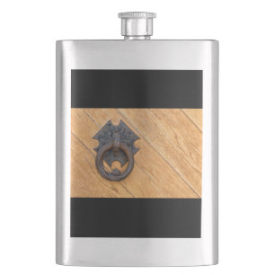 Old door knocker flask