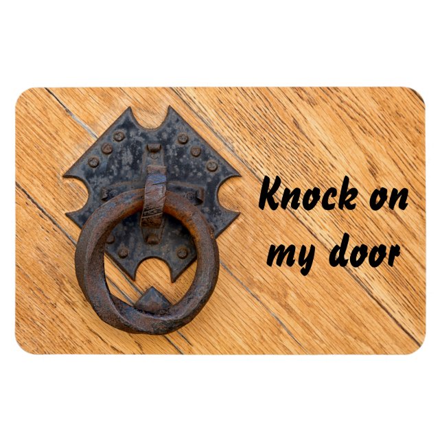 Old door knocker magnet (Horizontal)