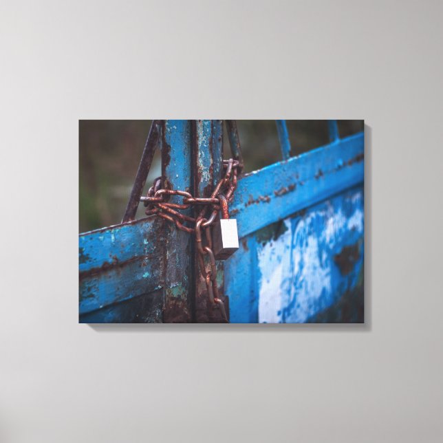 Old door lock canvas print (Front)