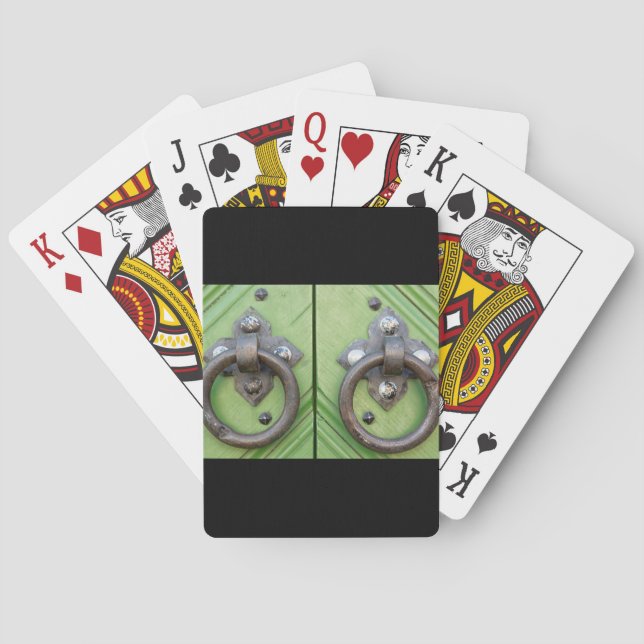 Old door poker cards (Back)
