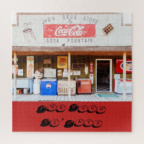 Old Drug Store Jigsaw Puzzle