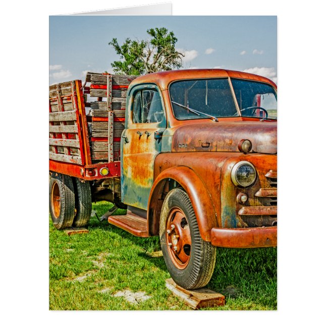 Old Dually - Truck - Rusty Cards (Front)